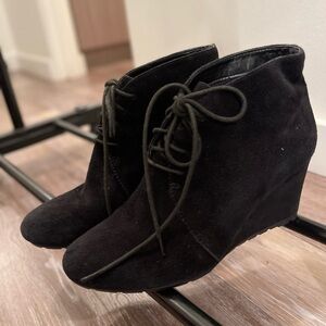 Real Suede , ankle boots,size 8